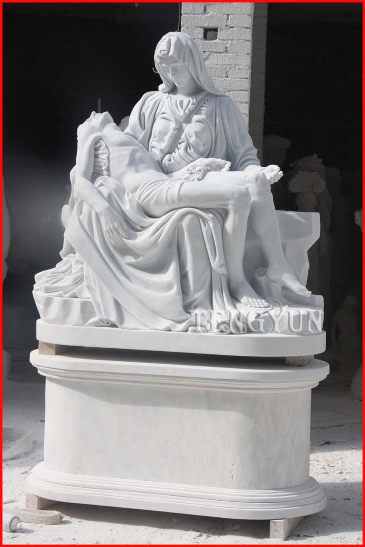 white marble pieta statues (16)